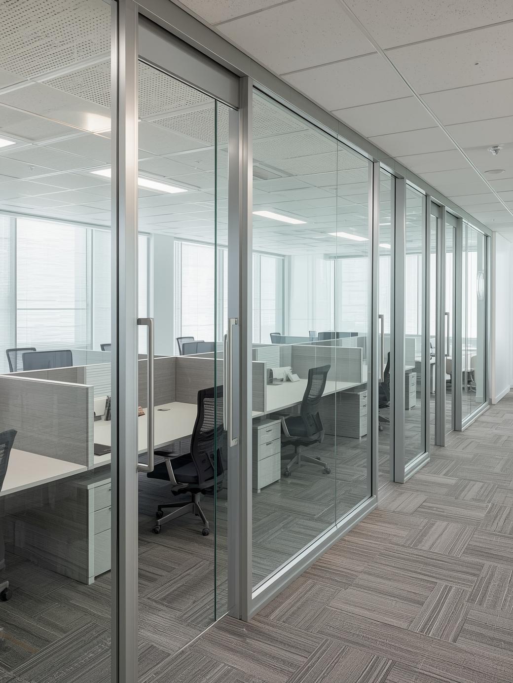 image of full office aluminium partition with glass (1)