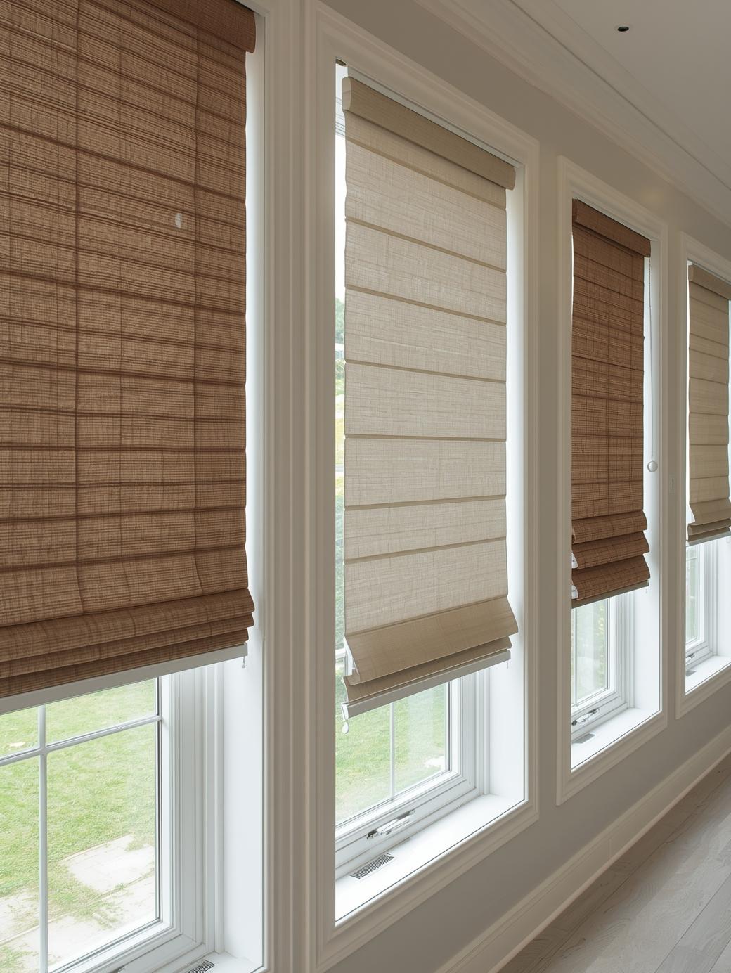 make the picture of fabric blinds of all types keep in showroom (1)